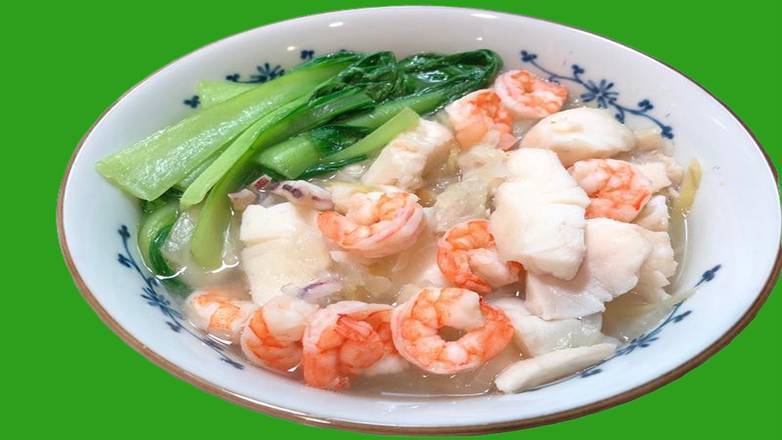 海鲜汤面 Seafood Soup Noodles